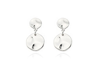 Cachet Haven Drop Earrings Rhodium Plated