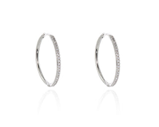 Vice Silver Hoop Earrings