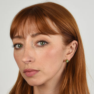 Lana 8mm Olivine Earrings
