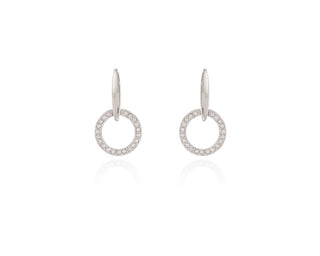 Lara Drop Silver Earrings