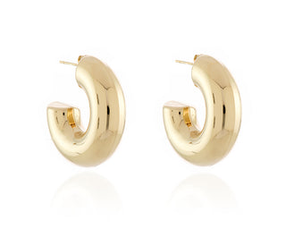 Deliz Gold Hoop Earrings