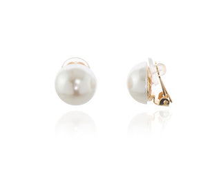 BiBi 14mm Pearl Clip-On Earrings