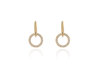 Lara Drop Gold Earrings