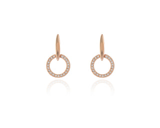 Lara Rose Gold Drop Earrings