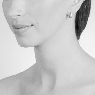 Model Saga 12mm Hoop Earrings