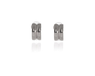 Suzy Polished Rhodium Clip-On Earrings