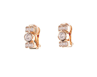 Terri Rose Gold Clip-On Earrings