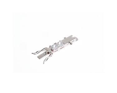 Cubic Zirconia Adele Tennis Bracelet Extender Extenders   Rhodium Crystal
