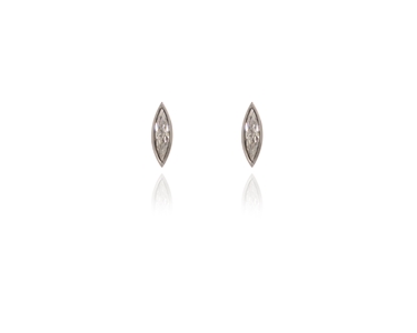 Crystal  Sphinx Pierced Earrings  | Rhodium Crystal