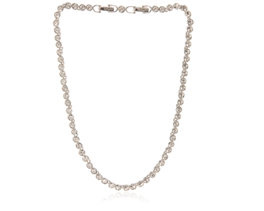 Crystal  Tennis Necklace  | Rhodium Crystal