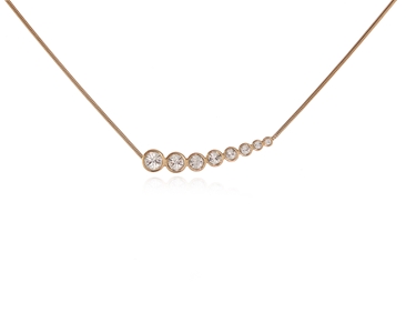 Crystal  Arisa Necklace  | Gold Crystal
