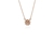 Crystal  Bly Pendant  | Pink Gold Light Peach