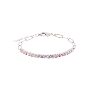 Ella Silver Rose Tennis Bracelet