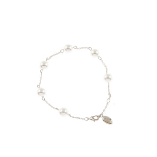 Pekoe Silver Pearl Bracelet