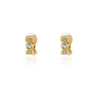 Terri Gold Clip On Earrings