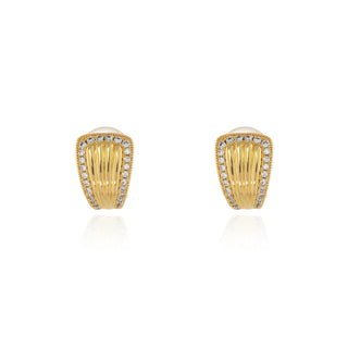 Fallon Gold Clip On Earrings