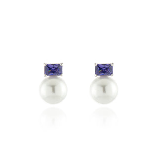 Corin Silver Tanzanite Clip On Earrings