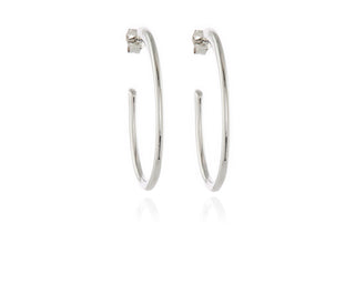 Palila Silver Hoop Earrings