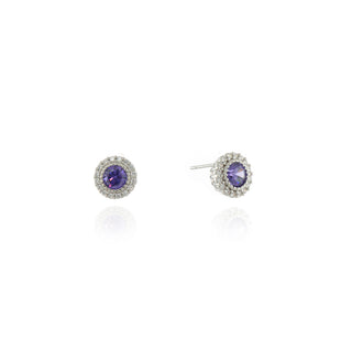 Fidelity Silver Tanzanite Earrings