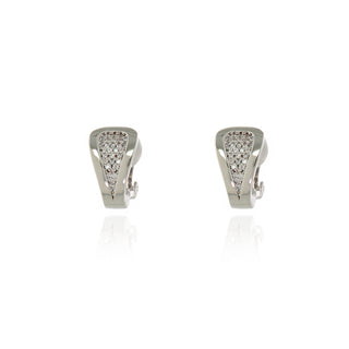 Talli Silver Clip On Earrings