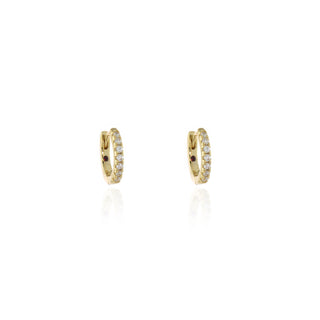 Gidget Huggie 12mm Gold Hoop