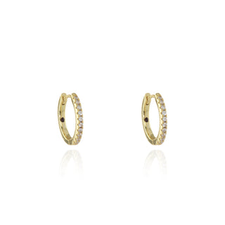 Gidget Medium 16mm Gold Hoop