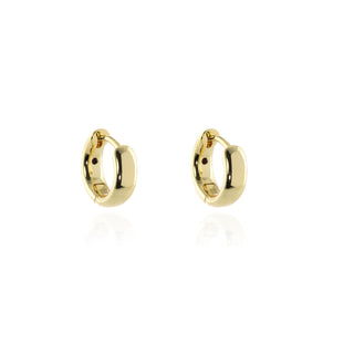 Sabrina Huggie 12mm Gold Hoop