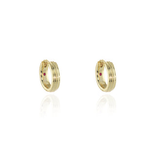 Rivas Huggie 14mm Gold Hoop
