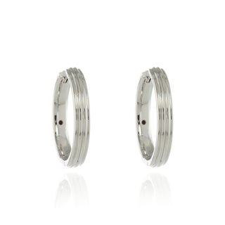 Rivas Large 25mm Silver Hoop