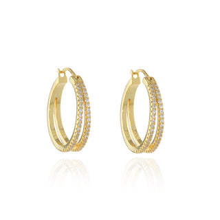 Daniela Large 18mm Gold Hoop