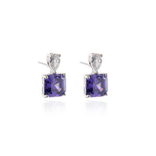 Sofia Tanzanite Silver Earrings