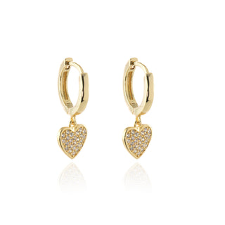 Mae Gold Huggie Hoop Earrings