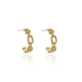 Freya  Gold Hoop Earrings