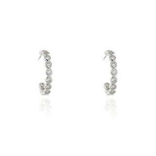 Katell Silver Hoop Earrings