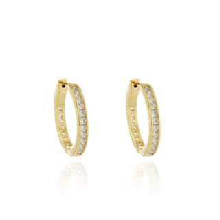 Hedia Gold Hoop Earrings