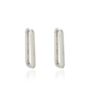 Celyse Silver Hoop Earrings