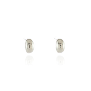 Itala Silver Hoop Earrings