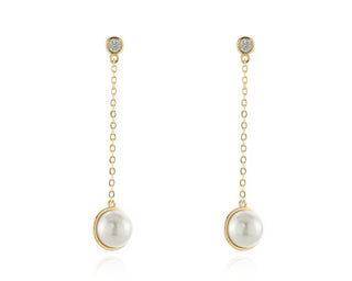 Paris Gold Drop Earrings