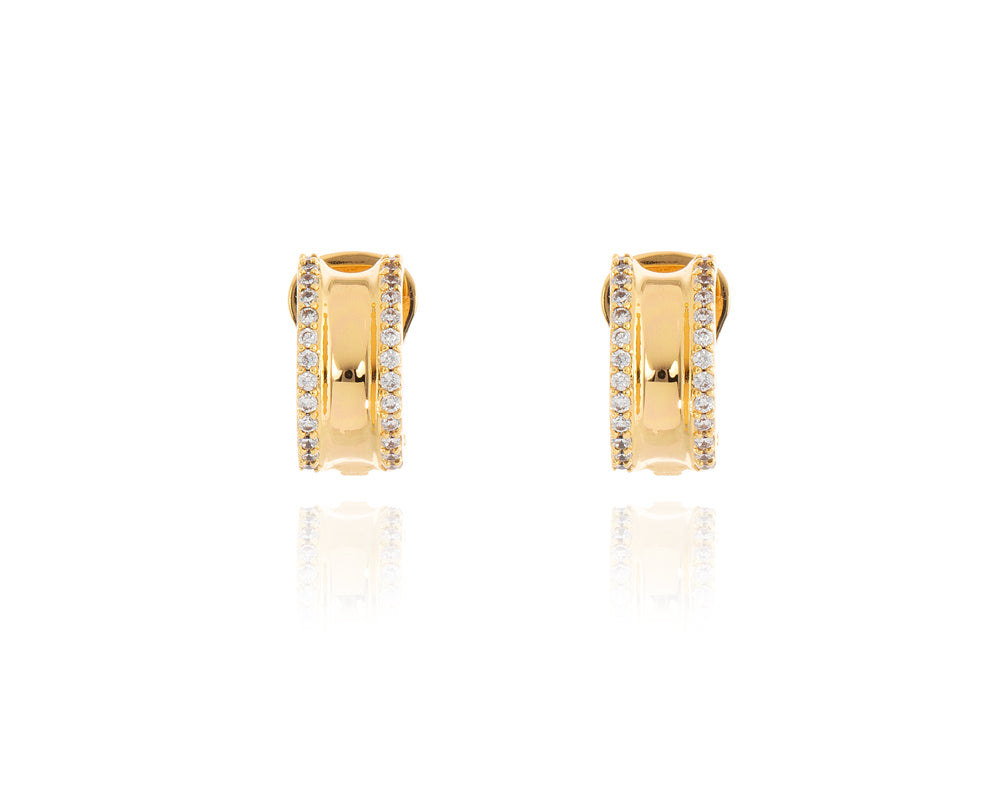 Scoop Gold Clip On Earrings Cachet London