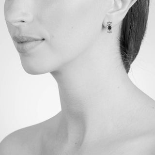 Terri Model Rhodium Clip-On Earrings