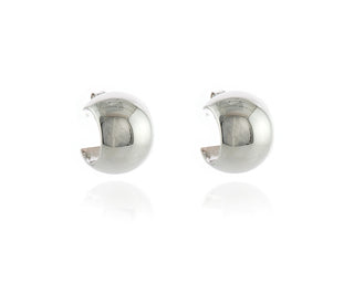 Willow Silver Hoop Earrings