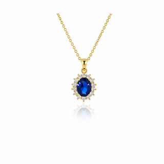 Dacia Gold Sapphire Pendant product preview