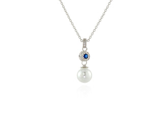 Indy Silver pearl Pendant