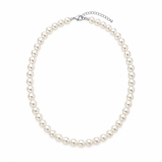 Mabel Silver 40cm Pearl Necklace