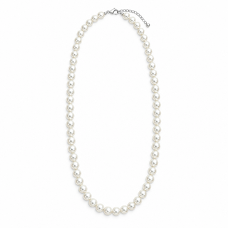 Petula Silver 60cm Pearl Necklace