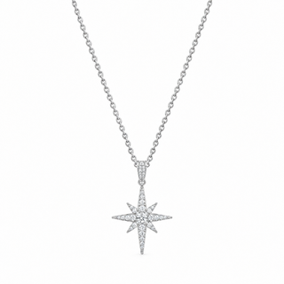 Silver version of the updated North Star pendant main product image