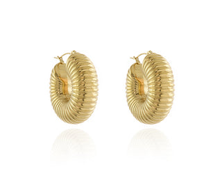 Fifer Gold Hoop Earrings