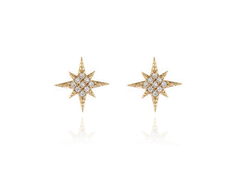 North Star Gold Earrings