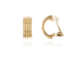 Callen Gold Clip-On Earrings