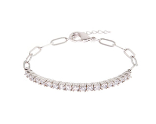 Ella Silver Tennis Bracelet